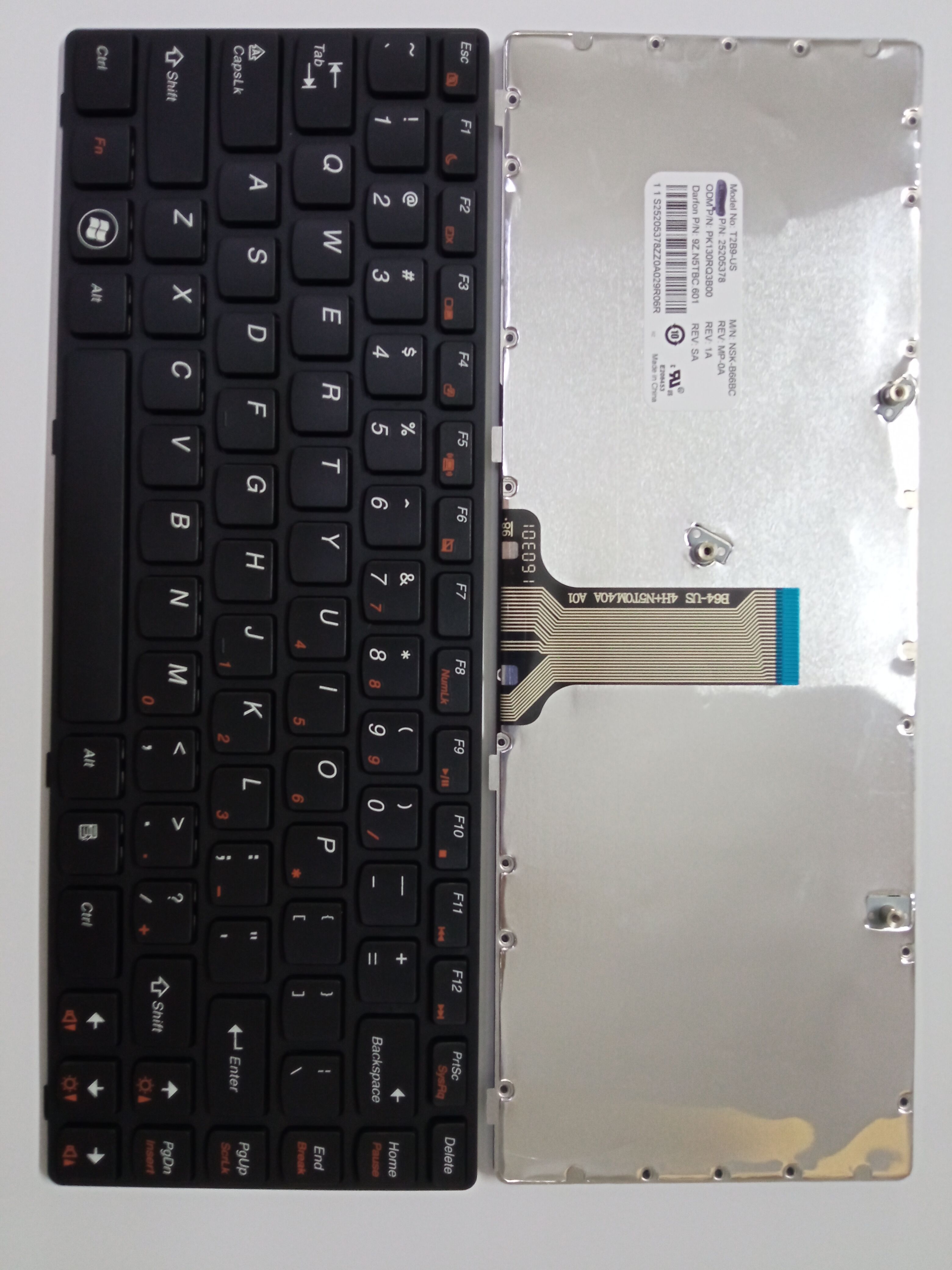 Picture of New Replacement Laptop Keyboard For LENOVO G470 BLACK FRAME BLACK US Layout